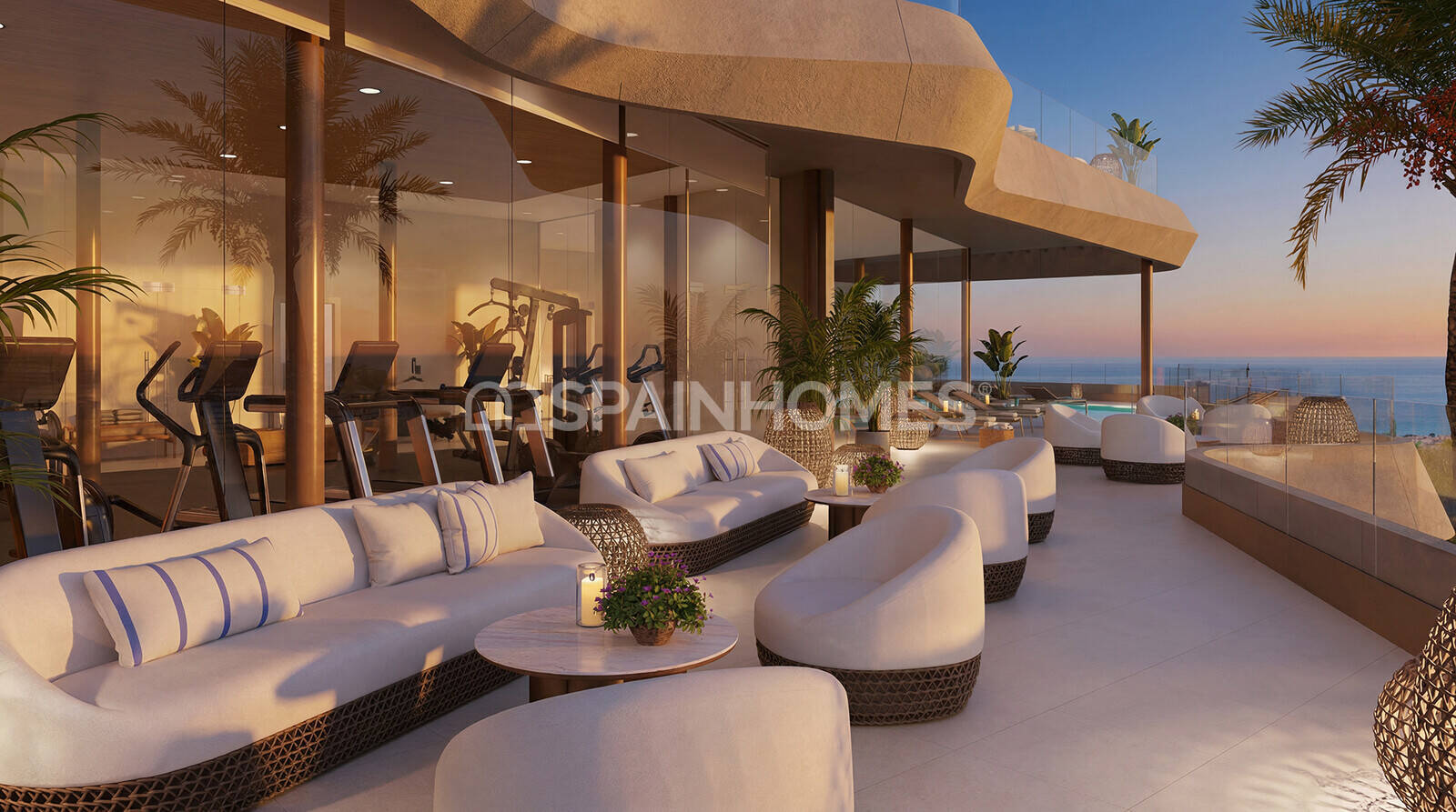 Huoneisto Mijas, Malaga, Espanja 1 makuuhuone, 52 m2 No. 193706
