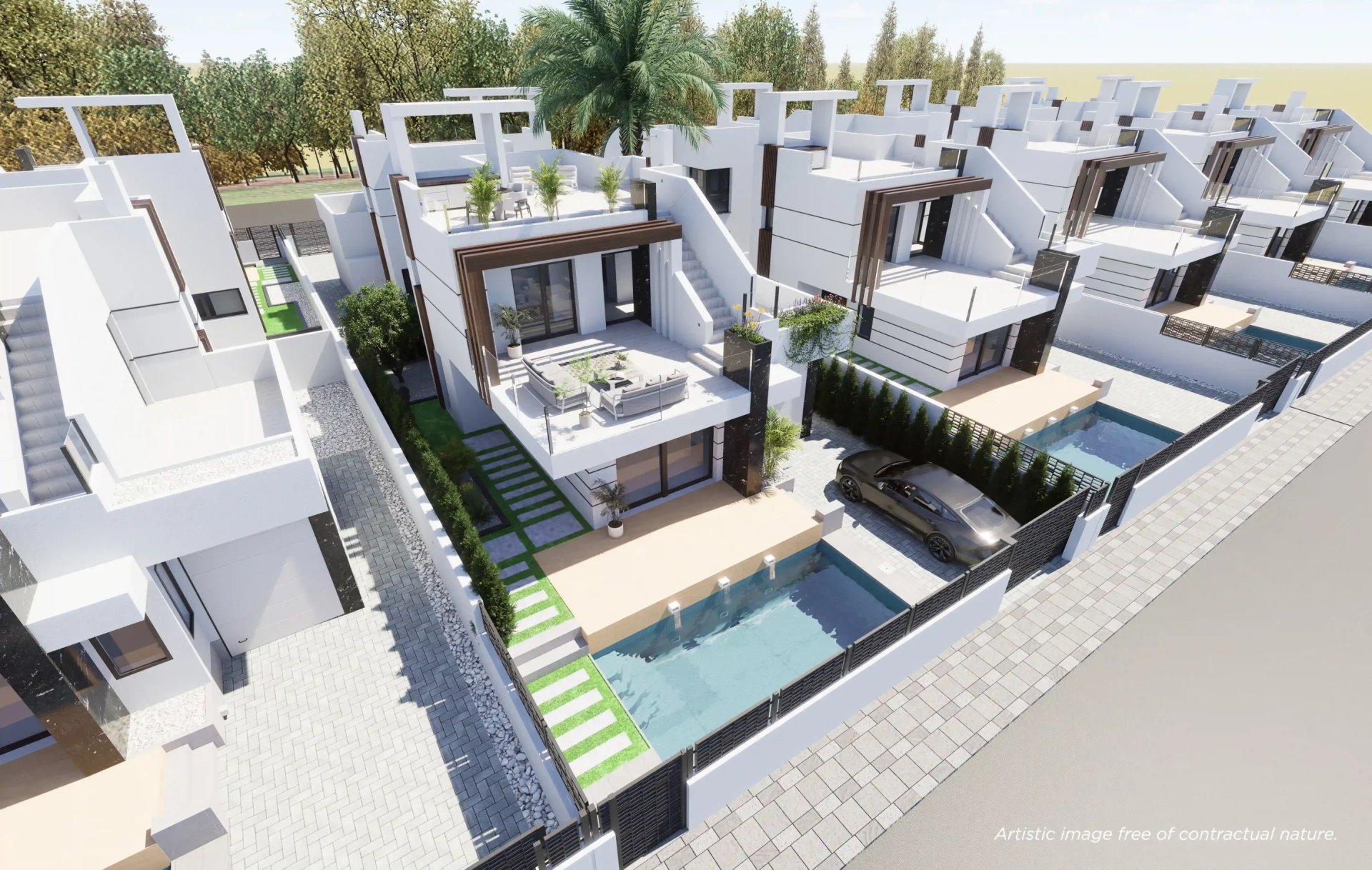 Villa i Los Alcazares, Murcia, Spanien 3 sovrum, 178 kvm. Nr. 163990
