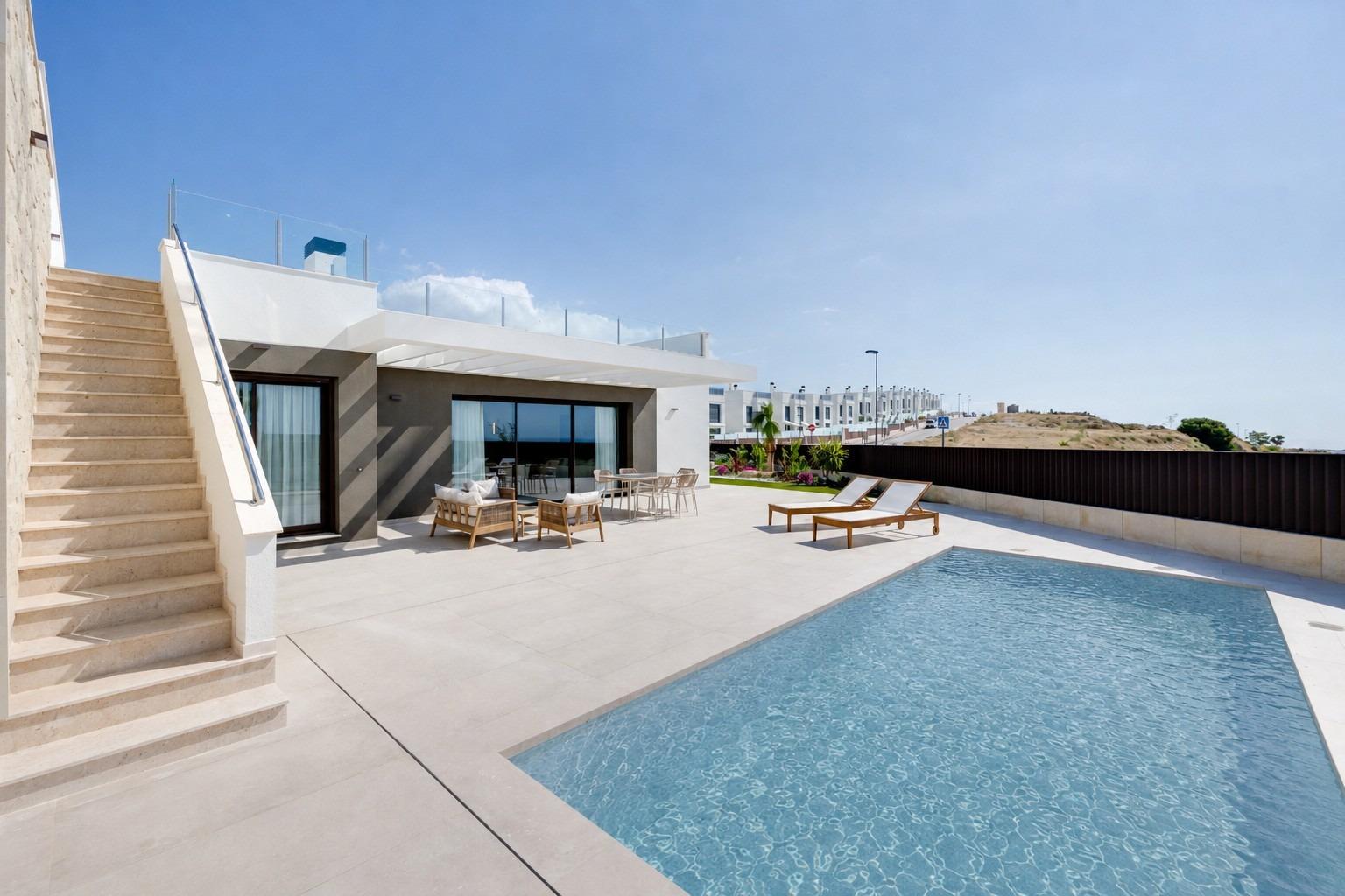 Villa in San Juan, Alicante, Spain 3 bedrooms, 124 sq.m. No. 181036