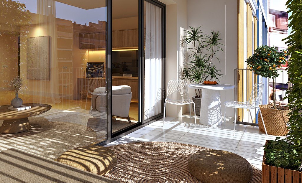 Dzīvoklis Palma de Majorca, Mallorca, Spānijā 2 istabas, 107 m2 Nr. 192407