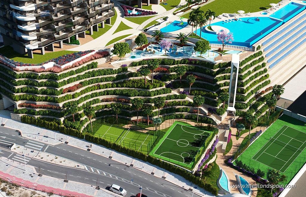Квартира в Бенидорм, Аликанте, Испания 4 спальни, 150м2 №66240