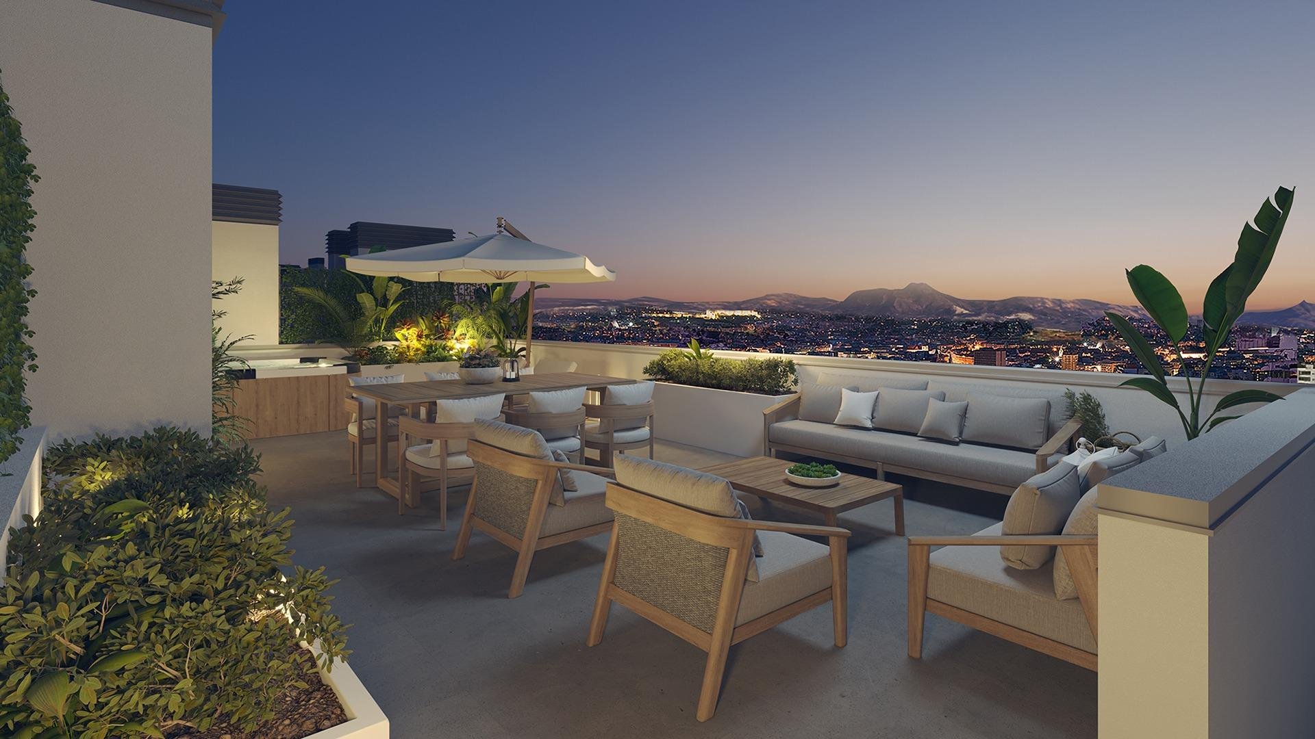Penthäuser in Alicante, Spanien 3 Schlafzimmer, 105 m2 Nr. 111186