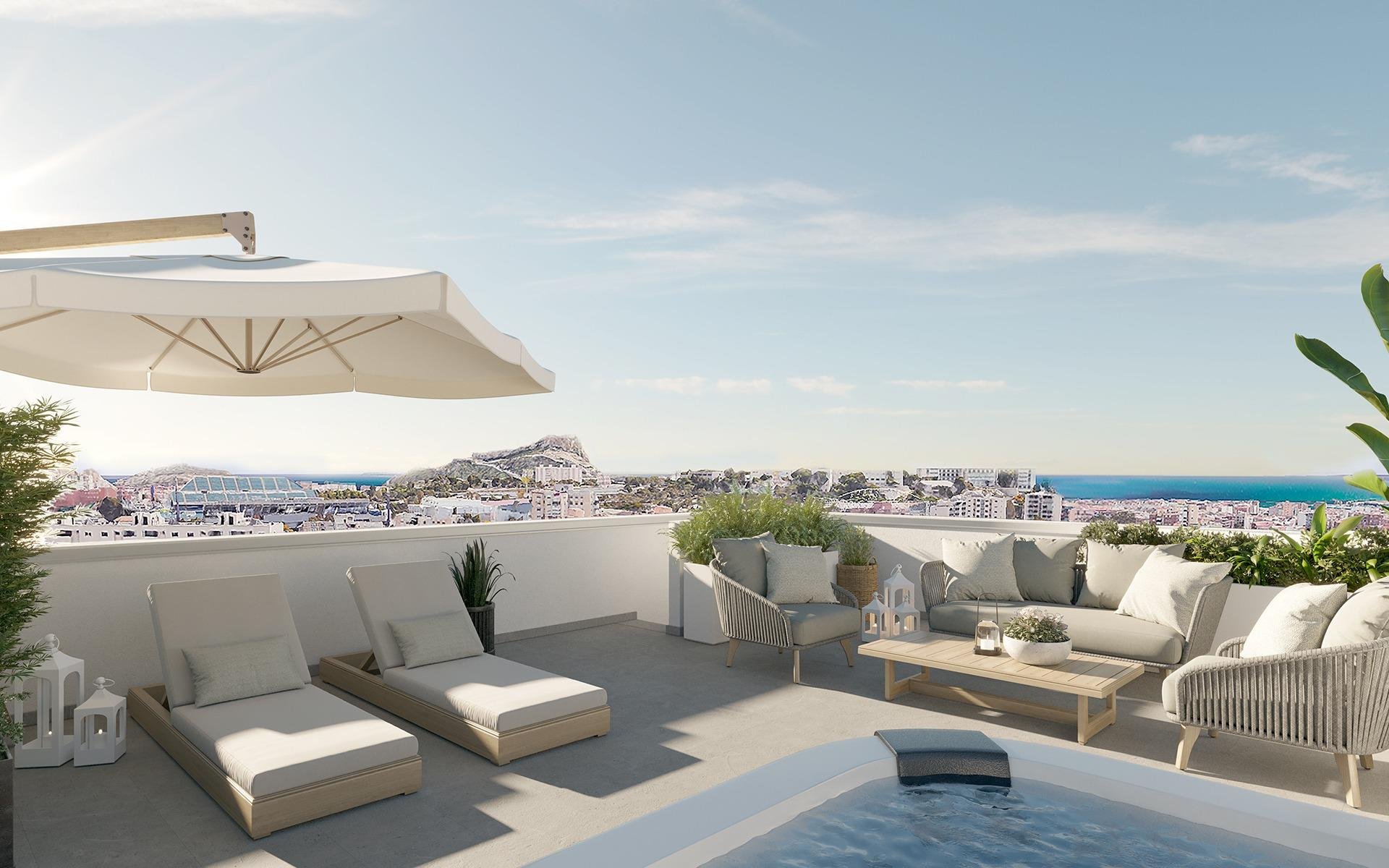 Penthäuser in Alicante, Spanien 3 Schlafzimmer, 105 m2 Nr. 111186