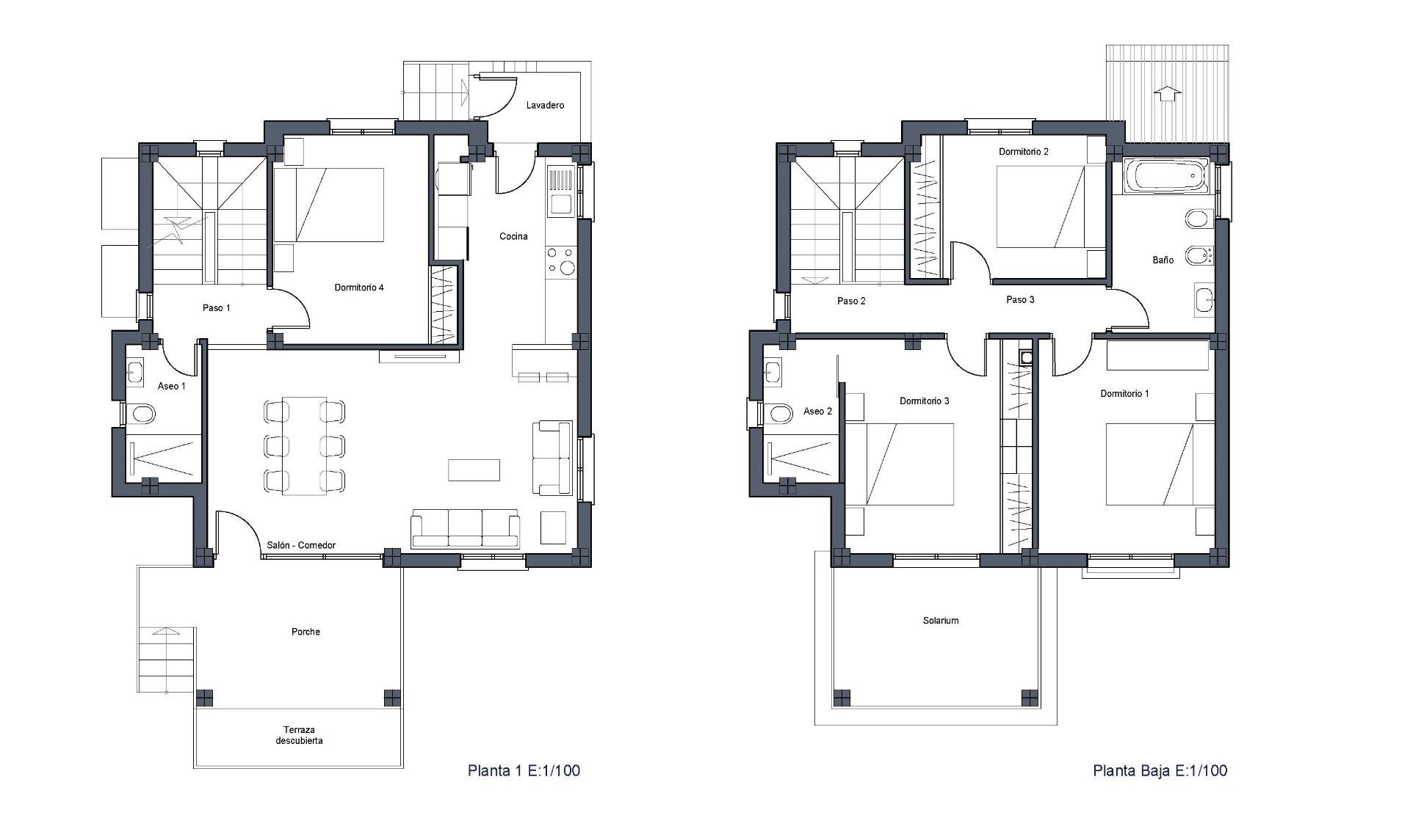Villa in Castalla, Alicante, Spain 4 bedrooms, 117 sq.m. No. 111182