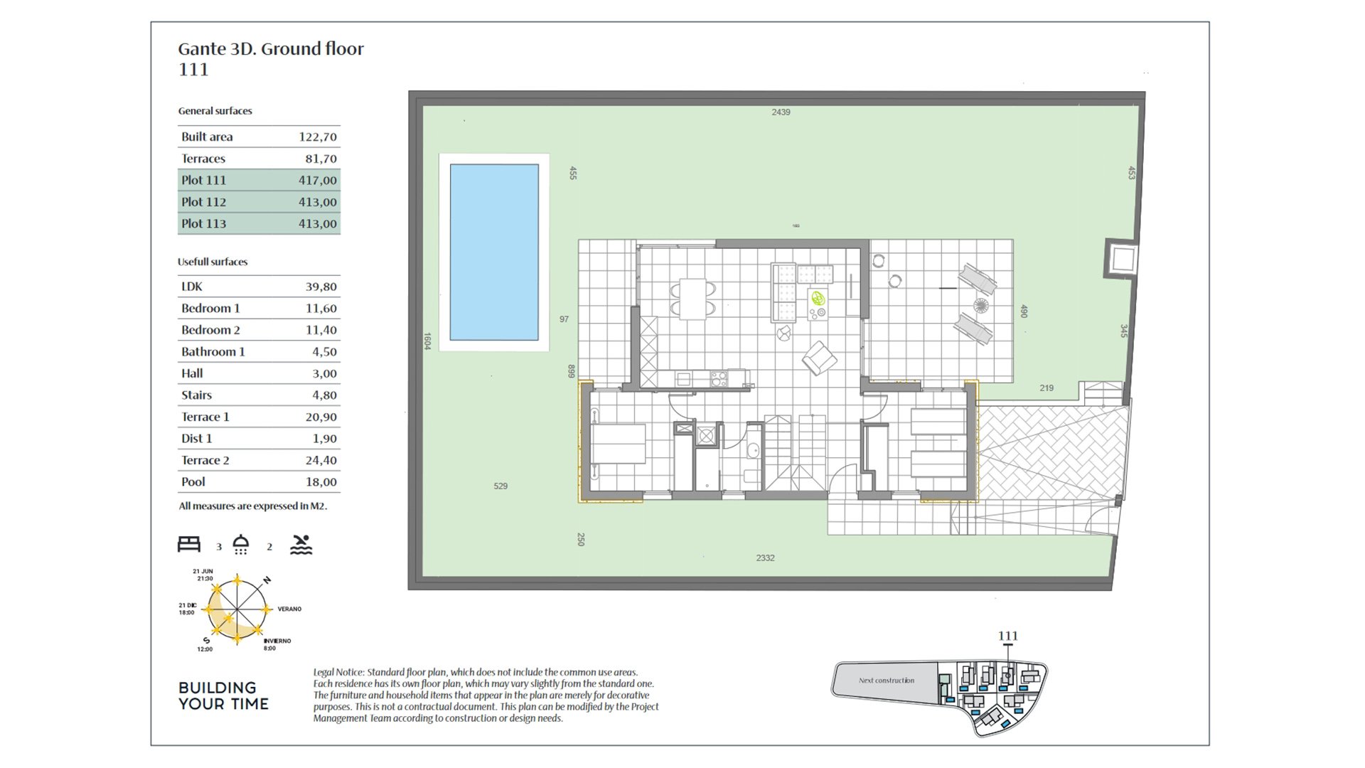 Willa w Balcon De Finestrat Villas, Finestrat, Alicante, Hiszpania 3 sypialnie, 122.7 mkw. nr 55065