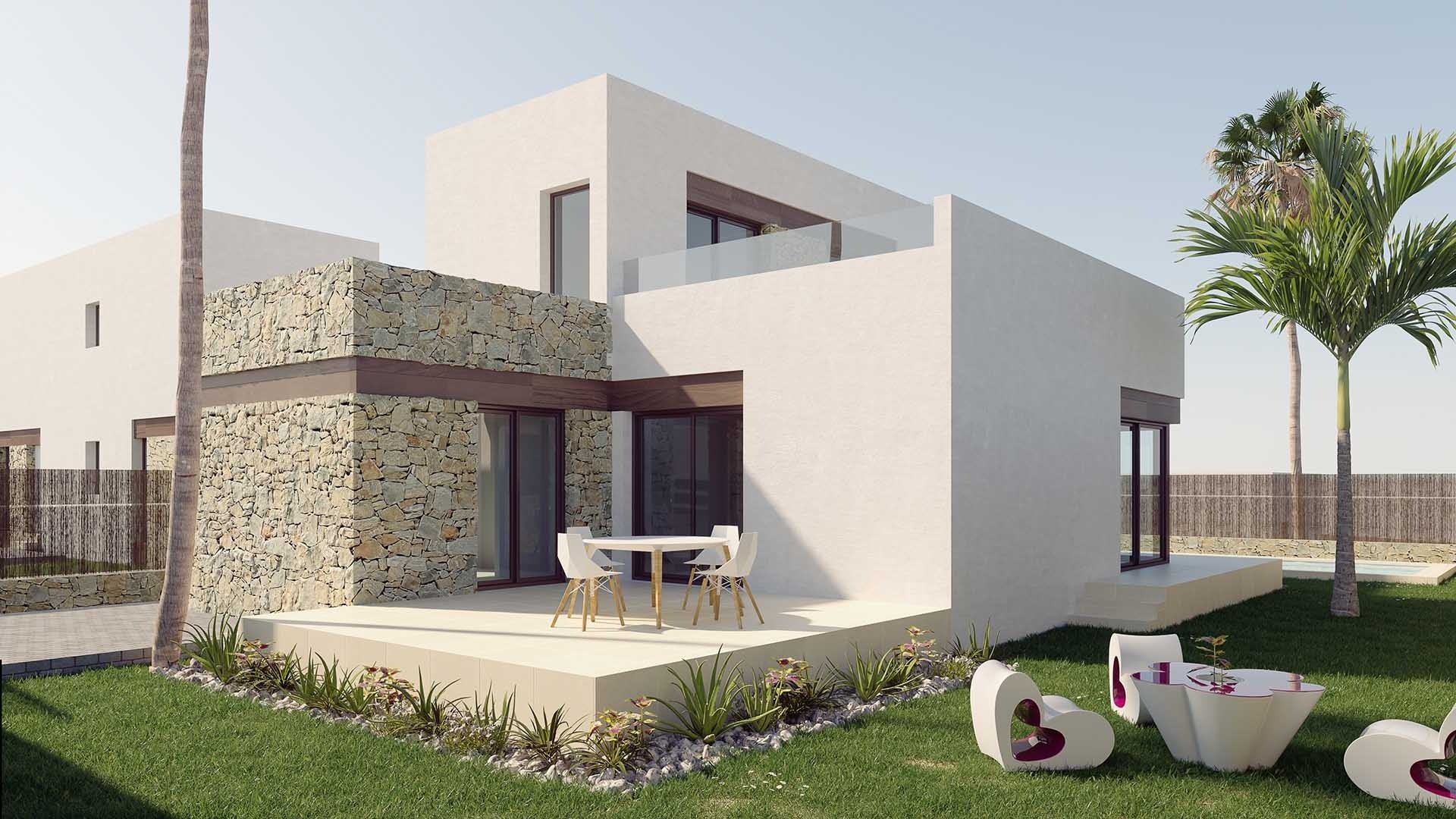 Huvila Balcon De Finestrat Villas, Finestrat, Alicante, Espanja 3 makuuhuonetta, 122.7 m2 No. 70618