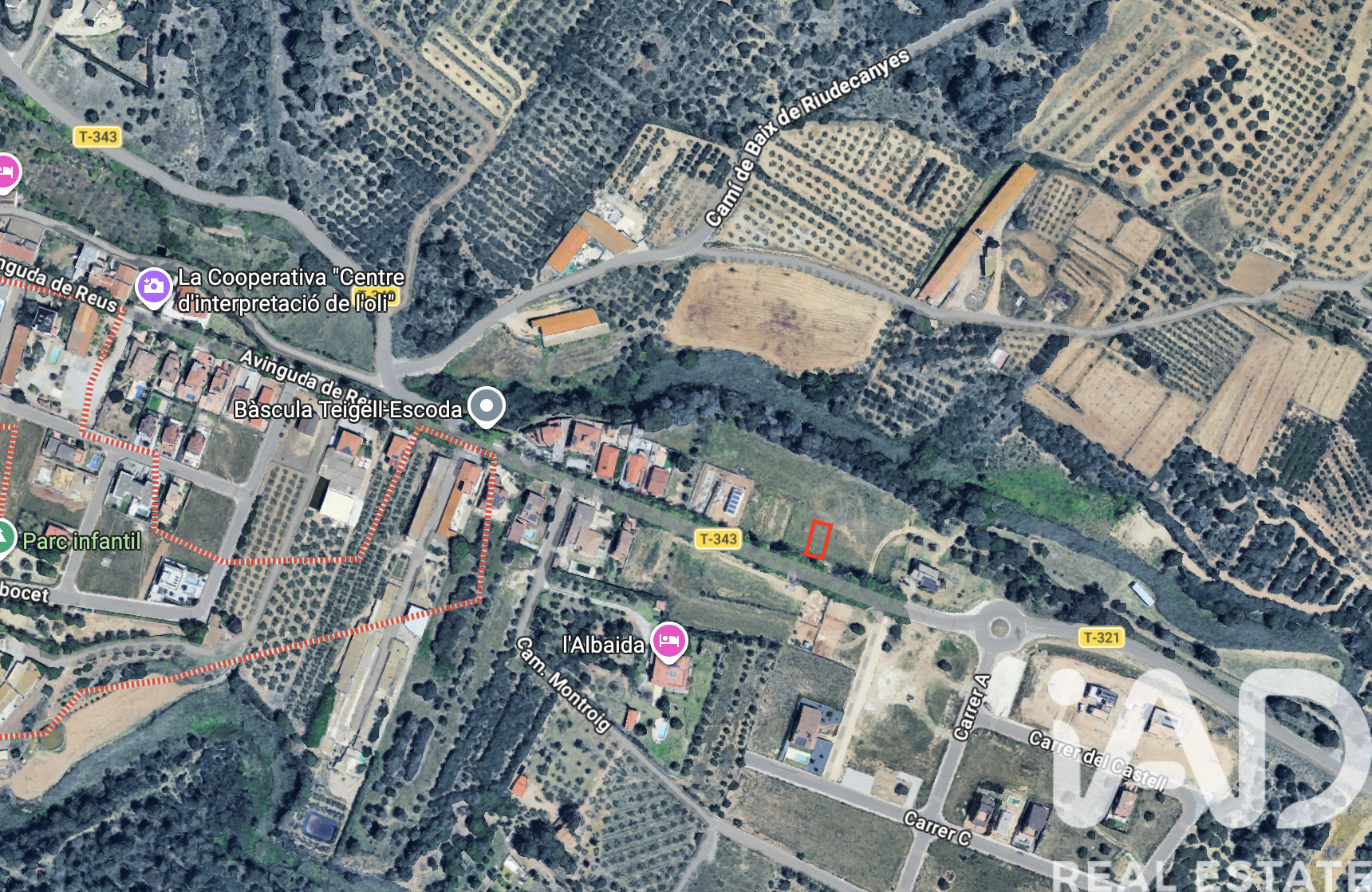 Land plot in Vilanova D'escornalbou, Tarragona, Spain 555 sq.m. No. 185130