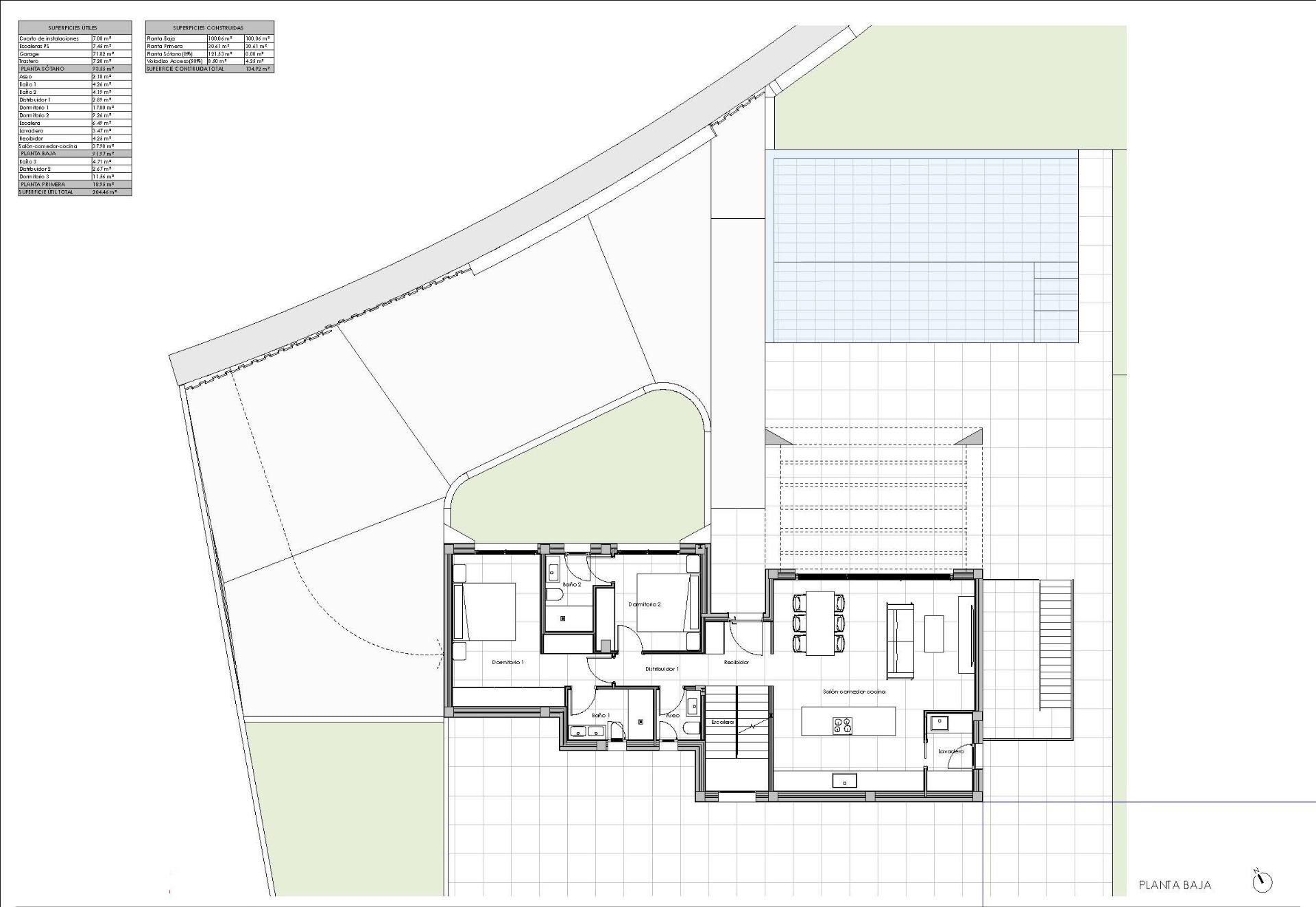 Villa en Pinar De Campoverde, Alicante, España 3 dormitorios, 335 m2 No. 141614