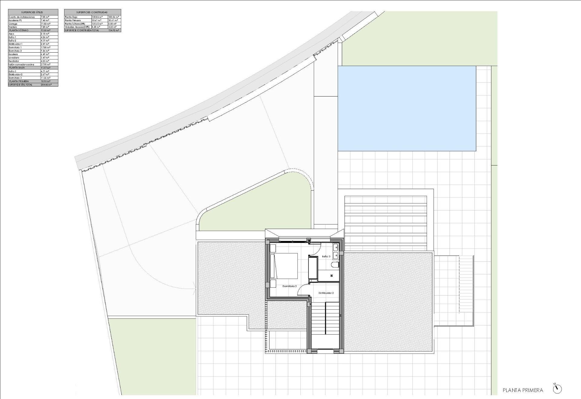 Villa en Pinar De Campoverde, Alicante, España 3 dormitorios, 335 m2 No. 141614
