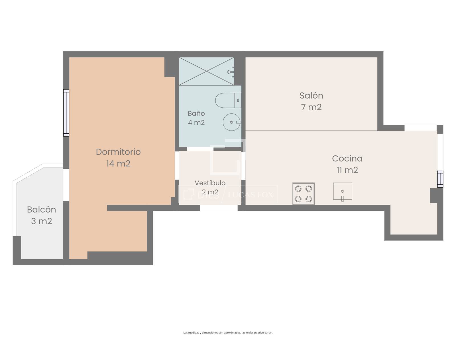 Apartamento en Sitges, Barcelona, España 1 dormitorio, 45 m2 No. 167568
