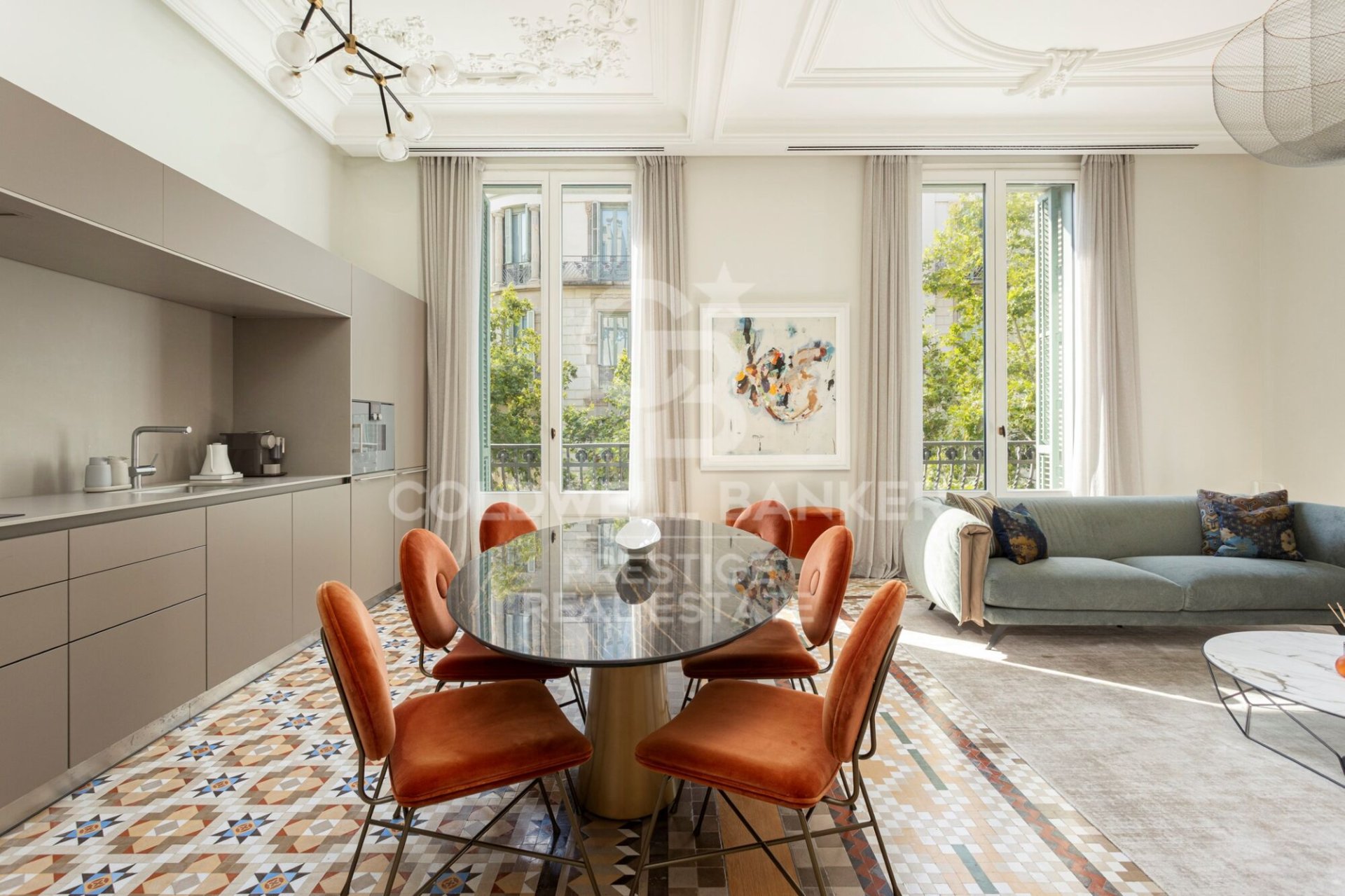 Apartamento en Barcelona, España 3 dormitorios, 165 m2 No. 160483
