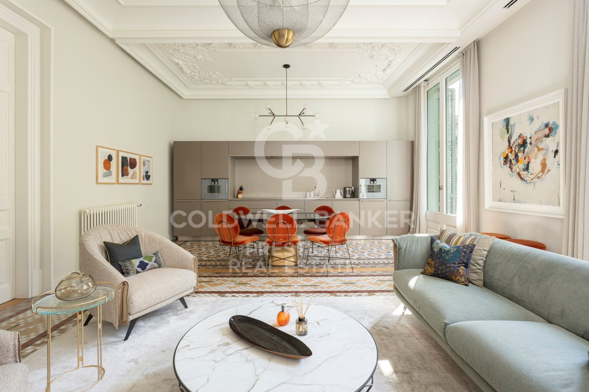 Apartamento en Barcelona, España 3 dormitorios, 165 m2 No. 160483