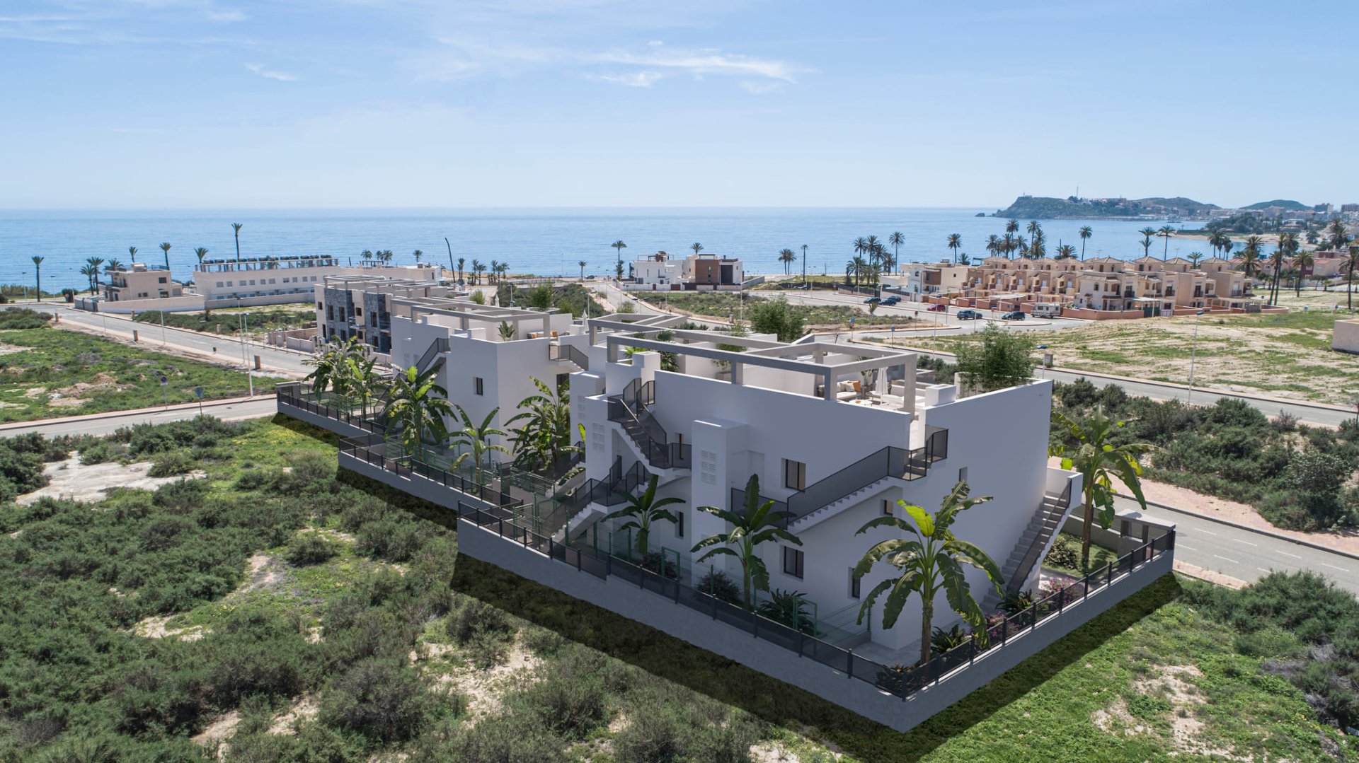 Bungalowi Puerto de Mazarron, Murcia, Espanja 2 makuuhuonetta, 73 m2 No. 148259