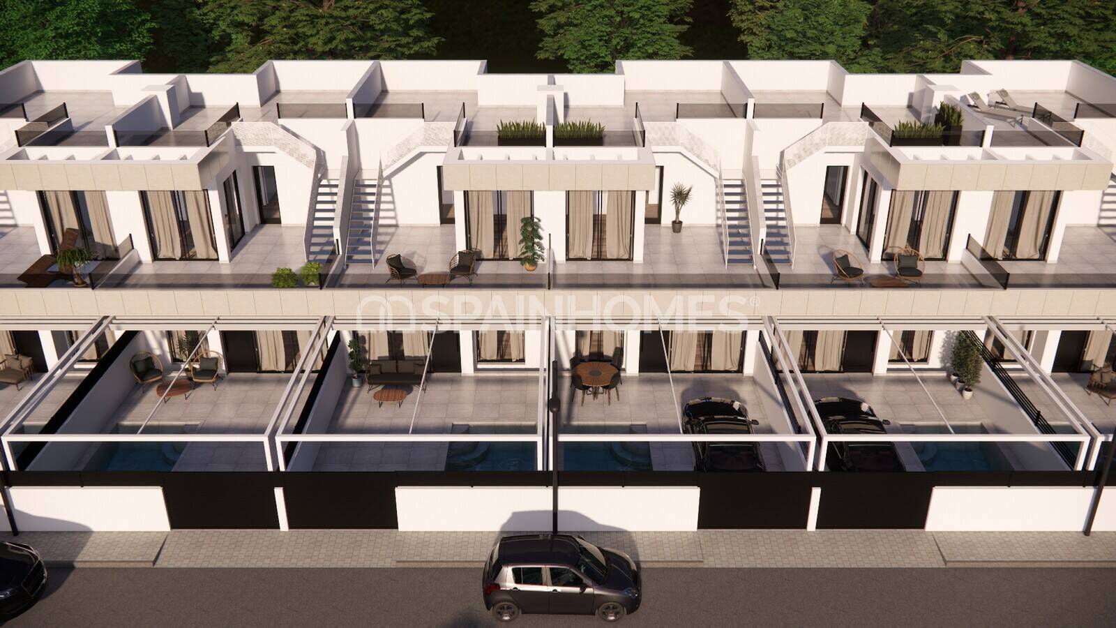 Вилла в Рохалес, Аликанте, Испания 3 спальни, 110м2 №51577