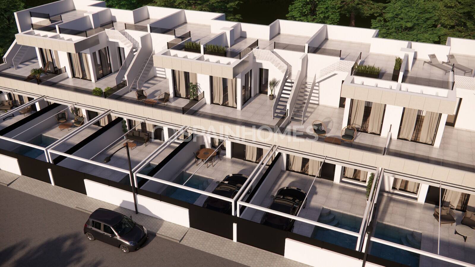 Вилла в Рохалес, Аликанте, Испания 3 спальни, 110м2 №51577