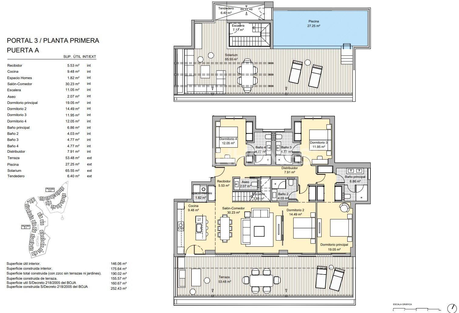 Penthauss Marbella, Malaga, Spānijā 3 istabas, 131 m2 Nr. 71782