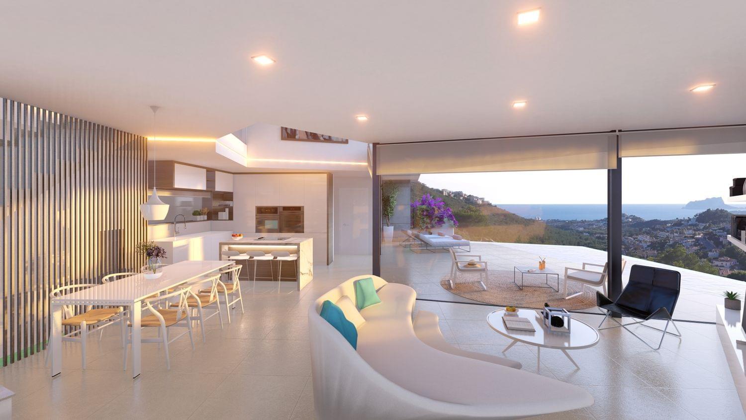 Villa en Benitachell, Alicante, España 3 dormitorios, 348 m2 No. 163684
