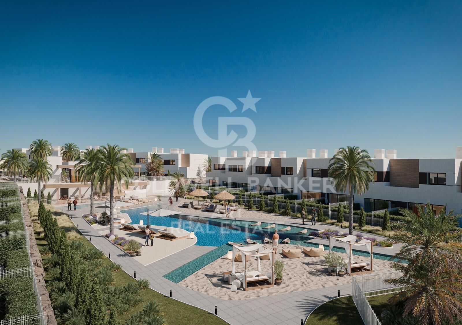 Hus i Mijas, Malaga, Spanien 3 sovrum, 124 kvm. Nr. 159598