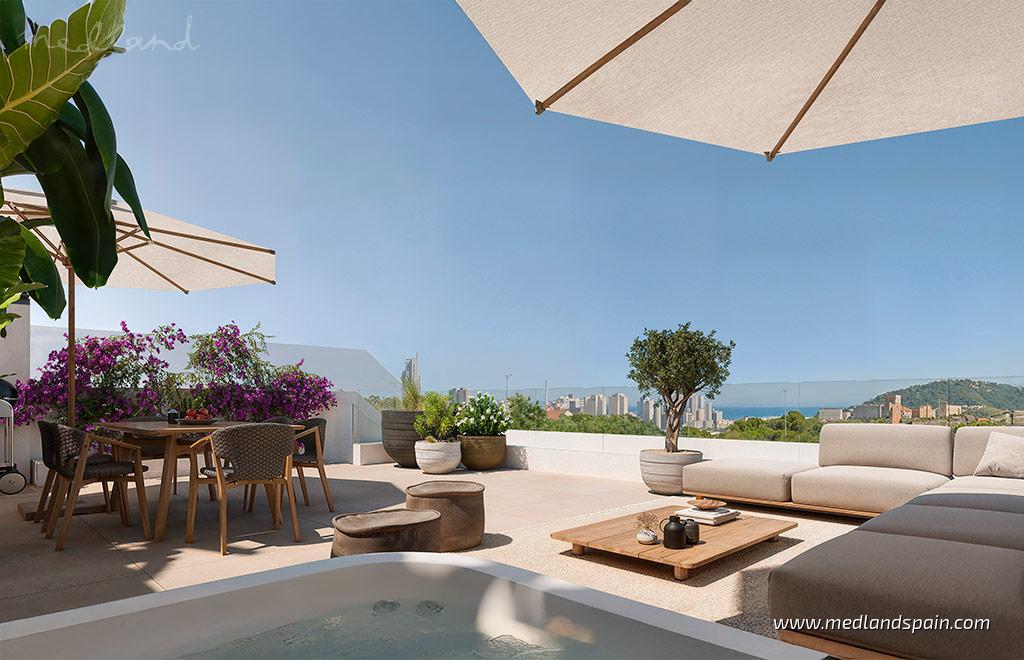 Huoneisto Finestrat, Alicante, Espanja 2 makuuhuonetta, 66 m2 No. 177447