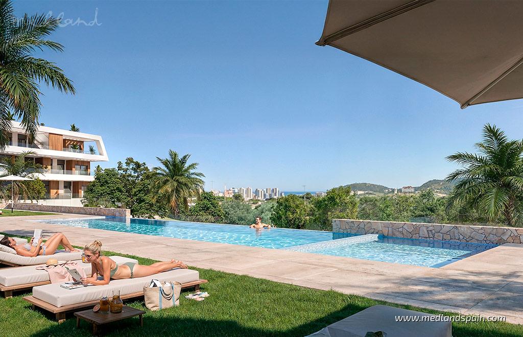 Huoneisto Finestrat, Alicante, Espanja 2 makuuhuonetta, 66 m2 No. 177447