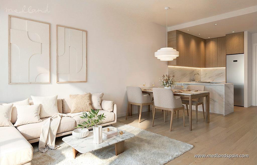 Apartament w Finestrat, Alicante, Hiszpania 3 sypialnie, 88 mkw. nr 177449