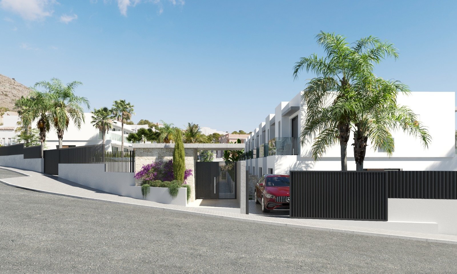 Villetta a schiera a Finestrat, Alicante, Spagna 3 camere da letto, 106 mq. N° 156396
