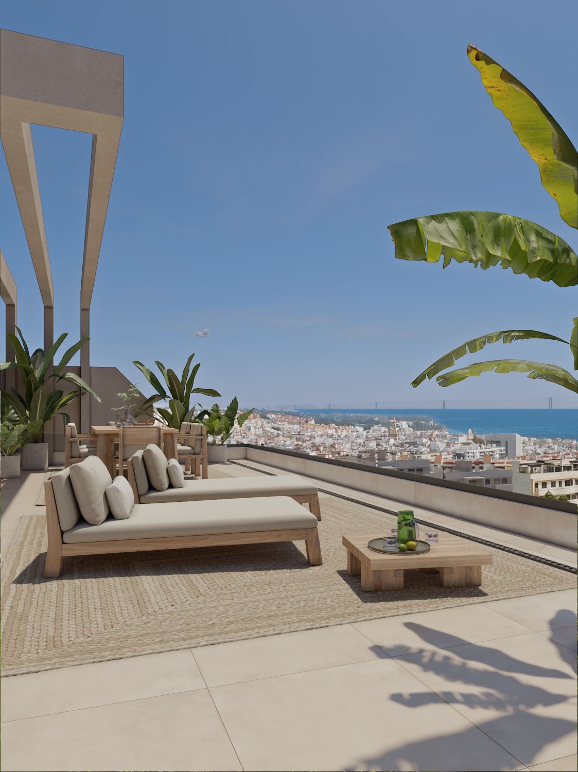 Lägenhet i Estepona, Malaga, Spanien 3 sovrum, 110 kvm. Nr. 181240