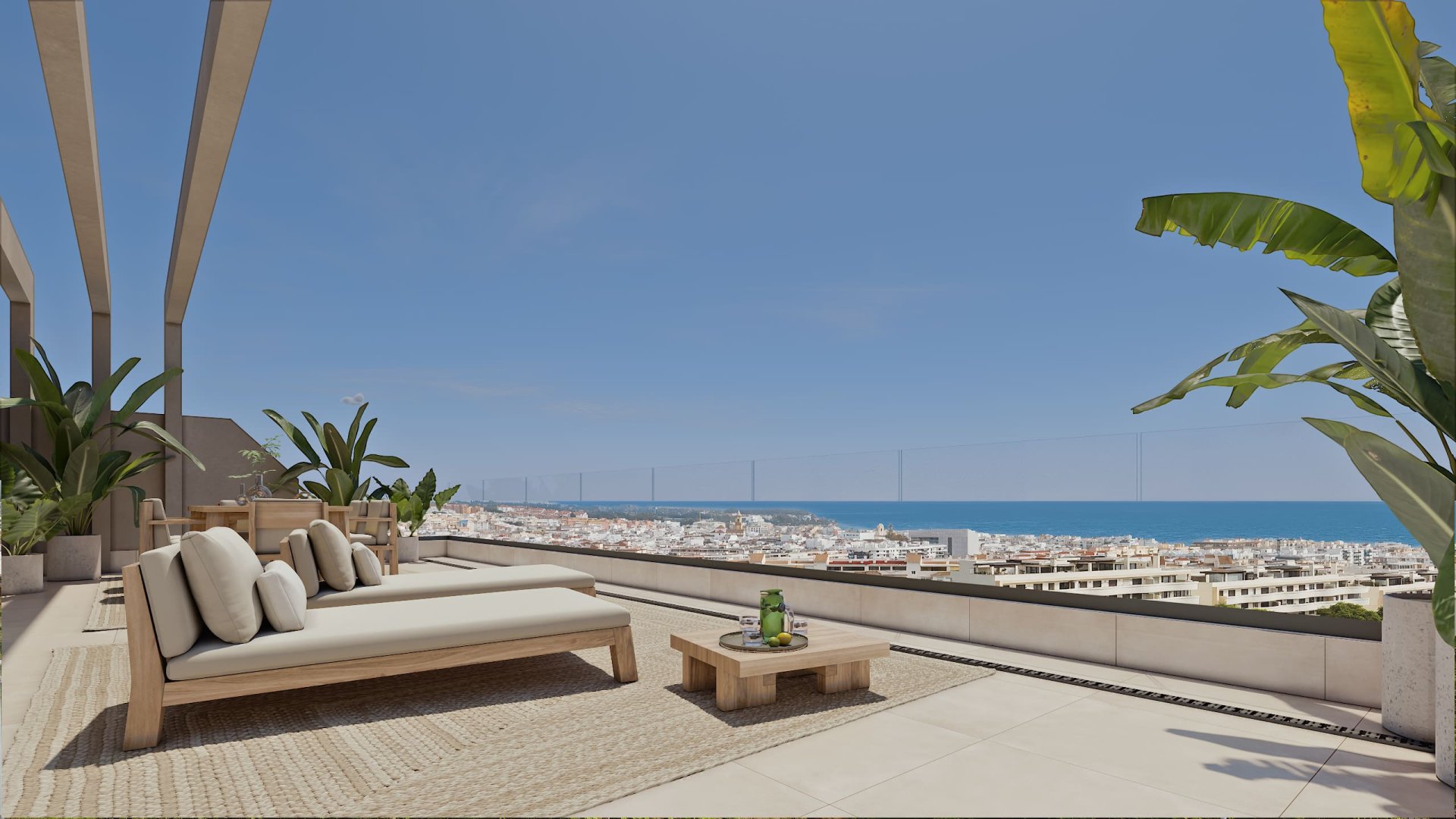Lägenhet i Estepona, Malaga, Spanien 3 sovrum, 110 kvm. Nr. 181240