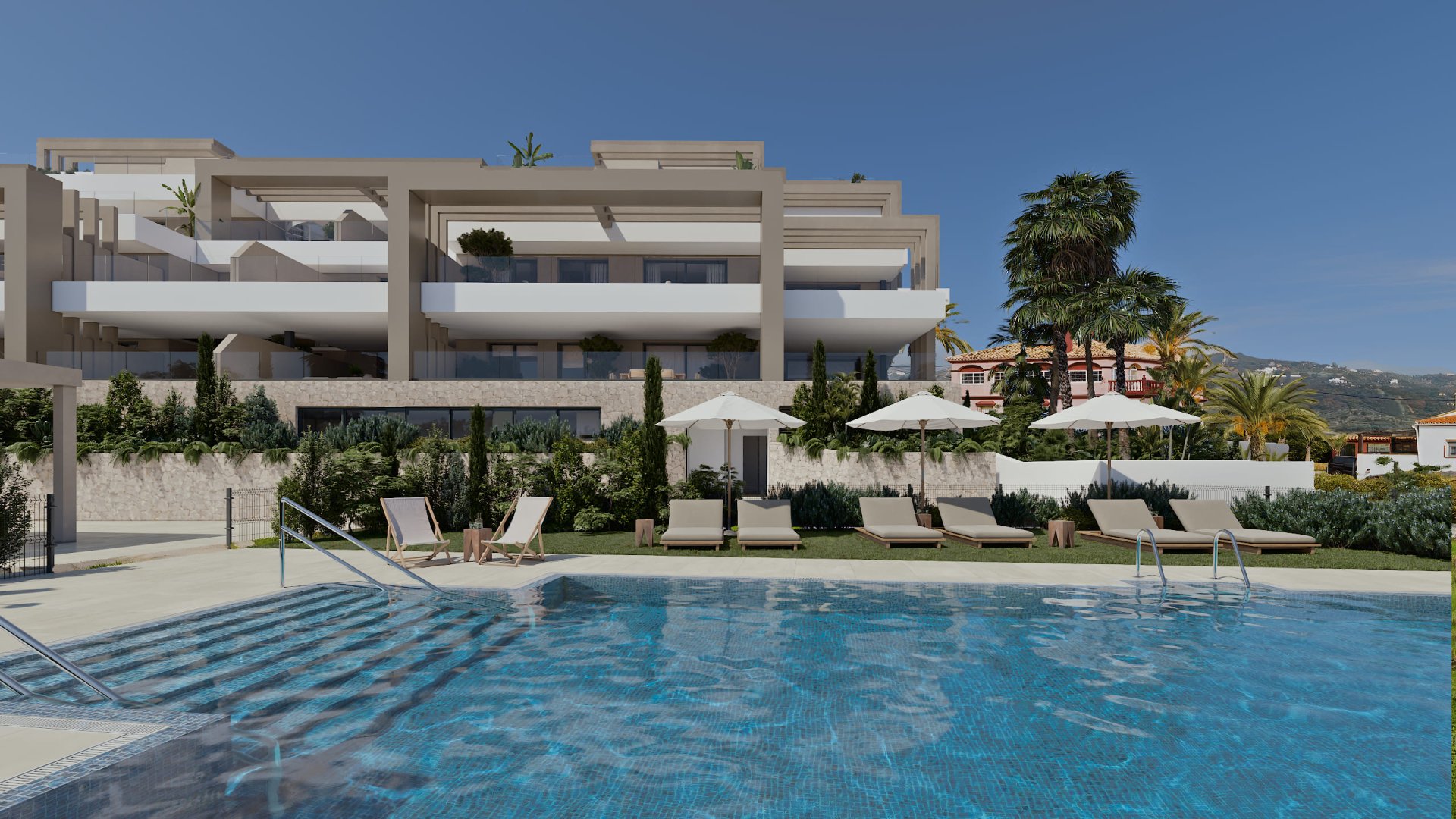 Lägenhet i Estepona, Malaga, Spanien 3 sovrum, 110 kvm. Nr. 181240