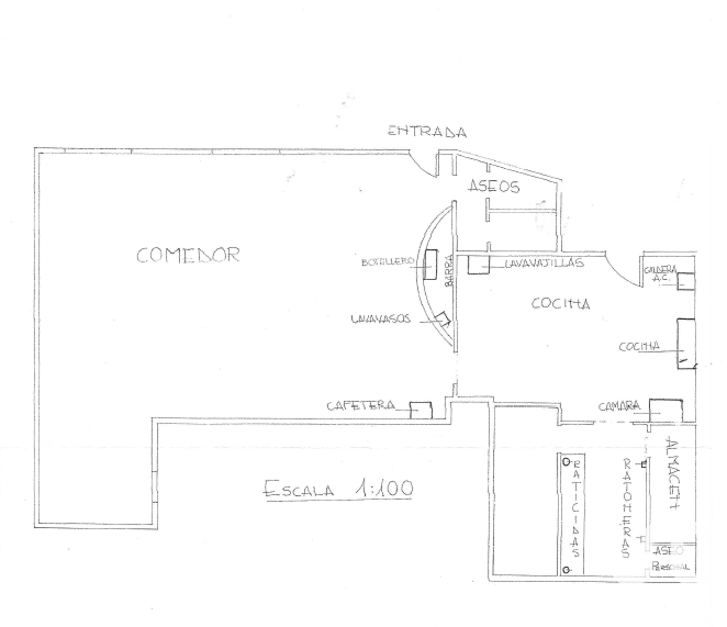Кафе / ресторан в Асторга, Леон, Испания 1 спальня, 284м2 №185598