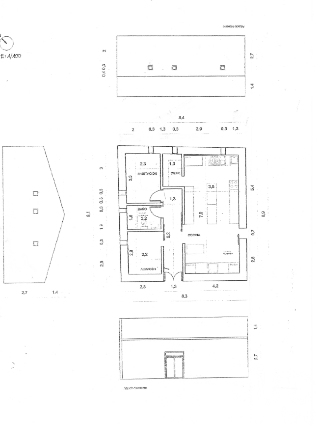Кафе / ресторан в Асторга, Леон, Испания 1 спальня, 284м2 №185598