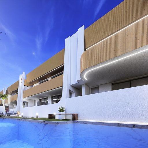 Bungalow à San Pedro del Pinatar, Murcia, Espagne 2 chambres, 63 m2 No. 96658