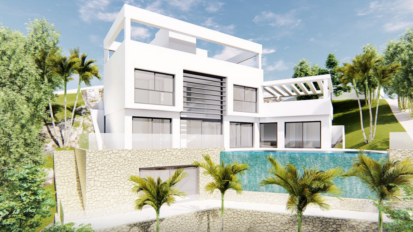Villa a Villajoyosa, Alicante, Spagna 4 camere da letto, 351 mq. N° 165050