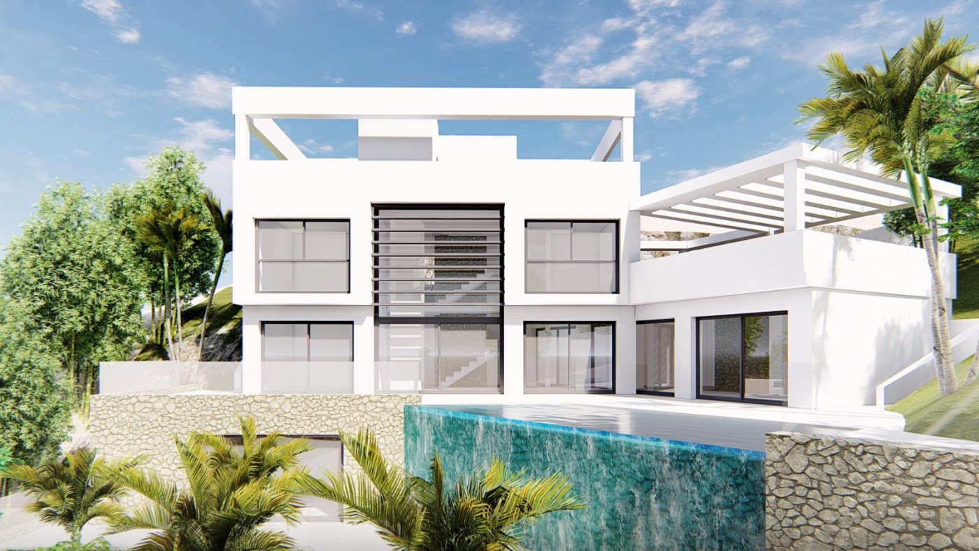 Villa a Villajoyosa, Alicante, Spagna 4 camere da letto, 351 mq. N° 165050