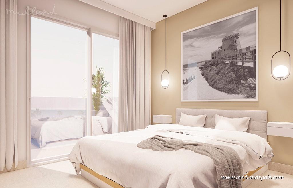 Apartamento en Torre de la Horadada, Alicante, España 3 dormitorios, 77 m2 No. 192971