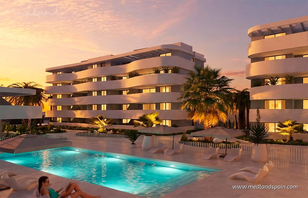 Apartament w Guardamar del Segura, Alicante, Hiszpania 2 sypialnie, 83 mkw. nr 192974
