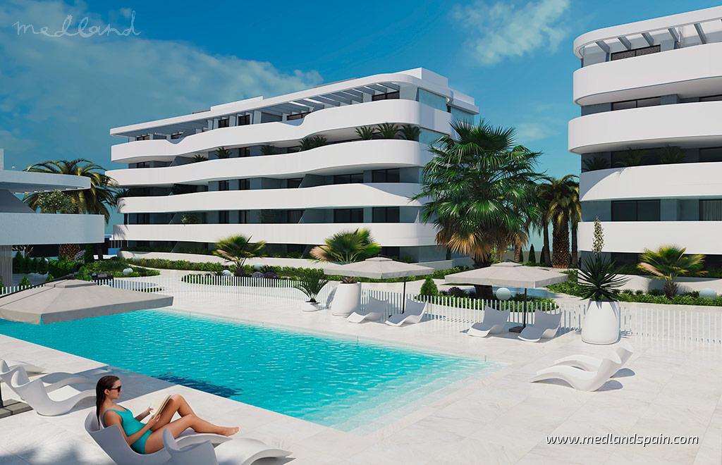 Apartament w Guardamar del Segura, Alicante, Hiszpania 2 sypialnie, 83 mkw. nr 192974