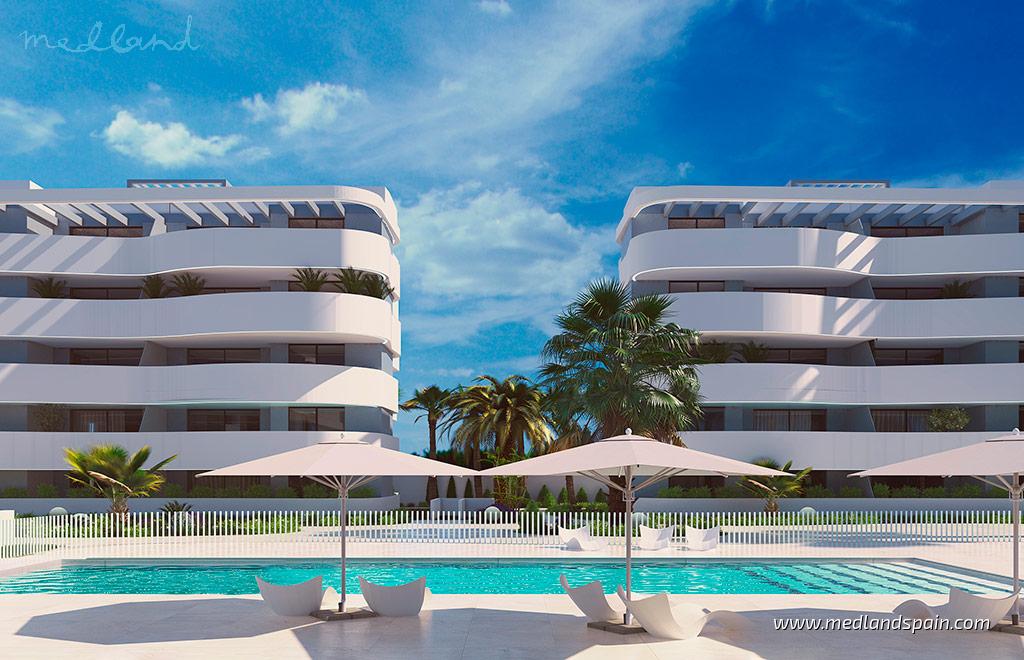 Apartament w Guardamar del Segura, Alicante, Hiszpania 2 sypialnie, 83 mkw. nr 192974