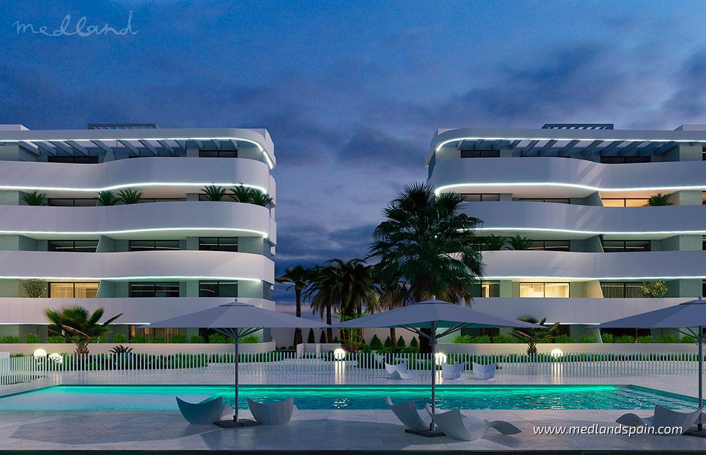 Apartament w Guardamar del Segura, Alicante, Hiszpania 2 sypialnie, 83 mkw. nr 192974