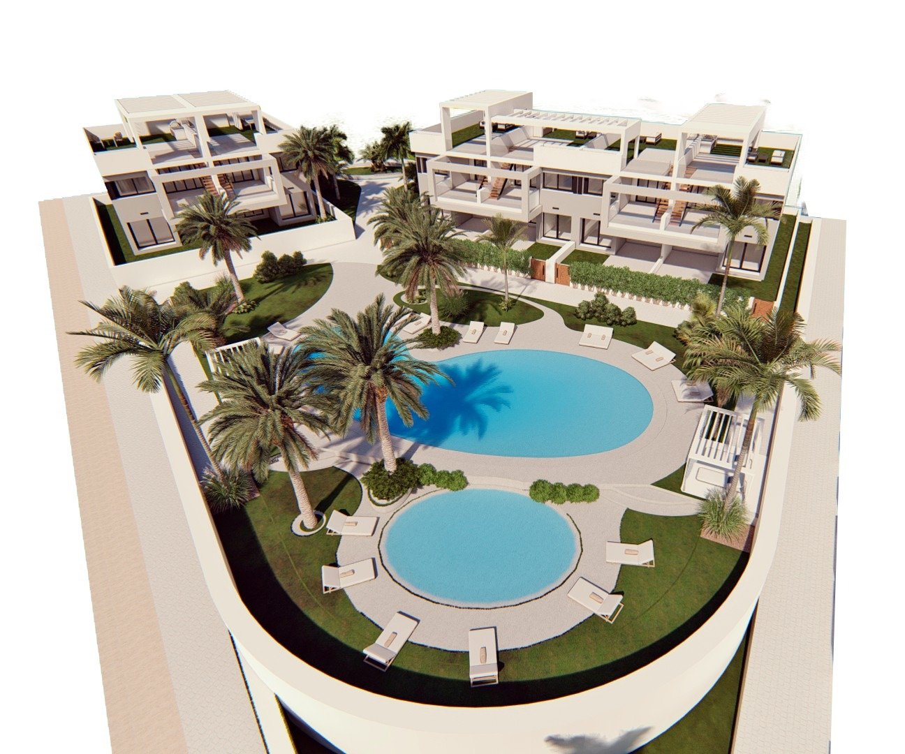 Bungalo Los Balcones, Alicante, Spānijā 2 istabas, 131 m2 Nr. 188965