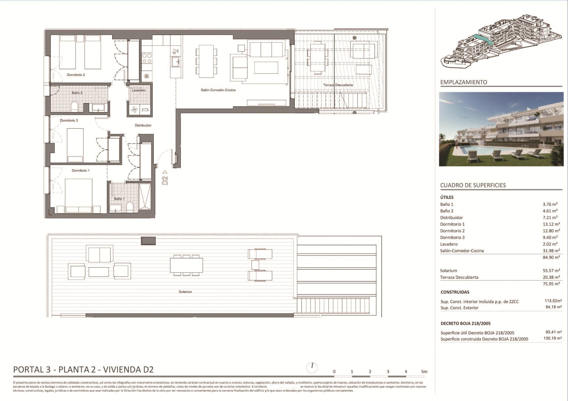 Kattohuoneisto Estepona, Malaga, Espanja 3 makuuhuonetta, 130 m2 No. 169419