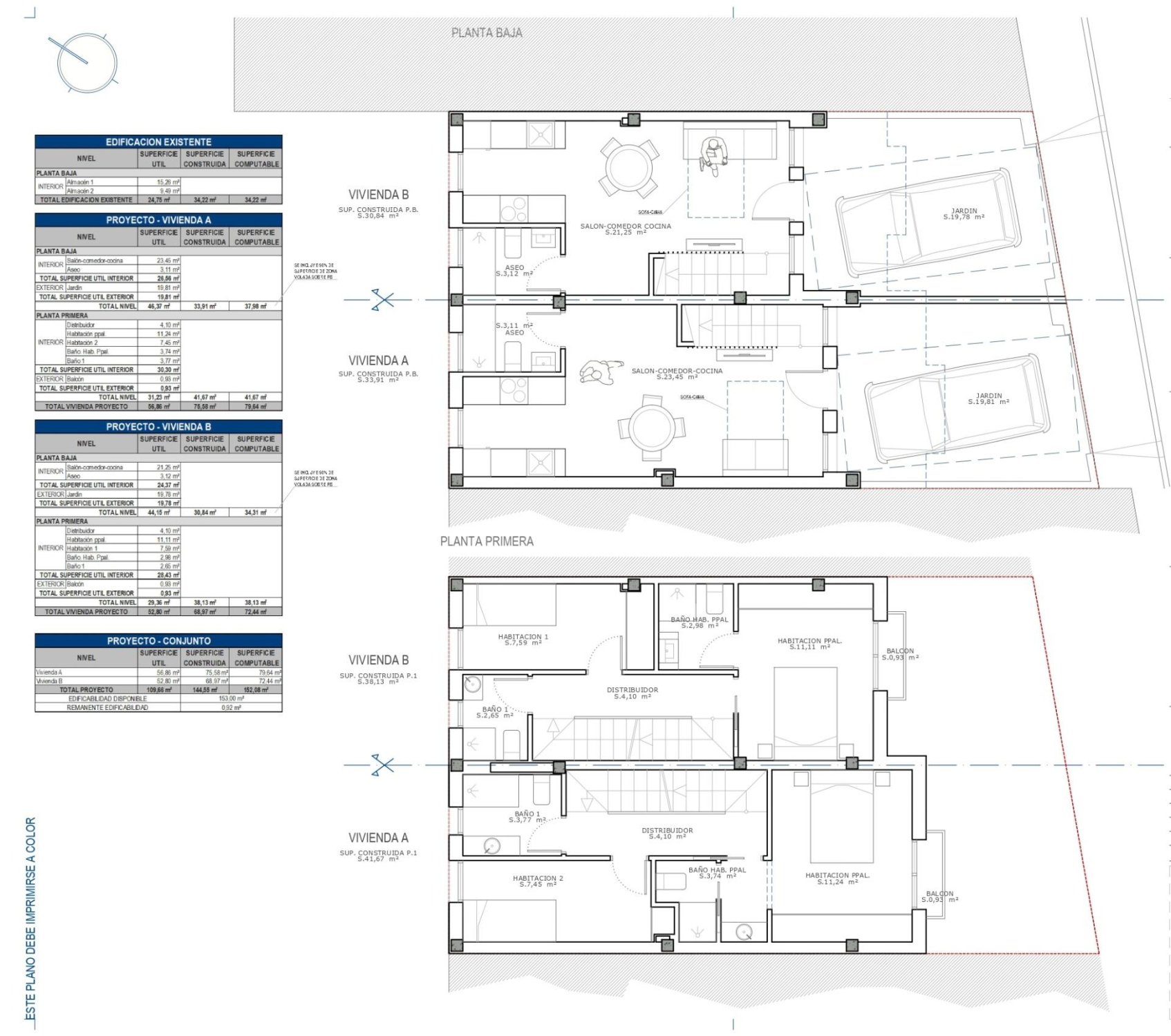 Radhus i Cartagena, Murcia, Spanien 2 sovrum, 79 kvm. Nr. 151618
