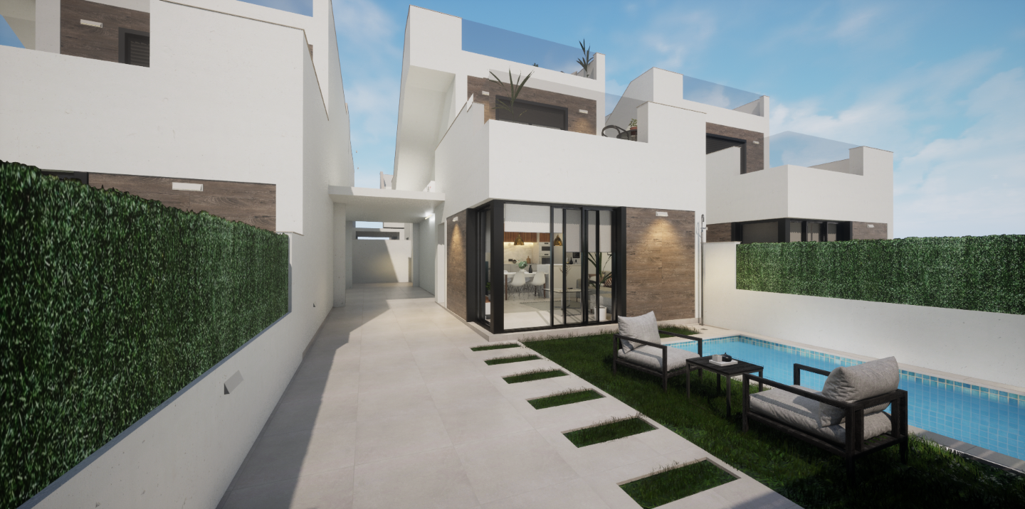 Villa Los Alcazares, Murcia, Spānijā 3 istabas, 103 m2 Nr. 80865
