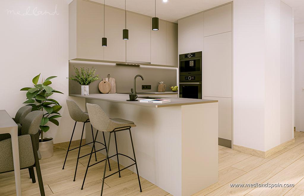 Apartment in Torrevieja, Alicante, Spain 2 bedrooms, 65 sq.m. No. 146346