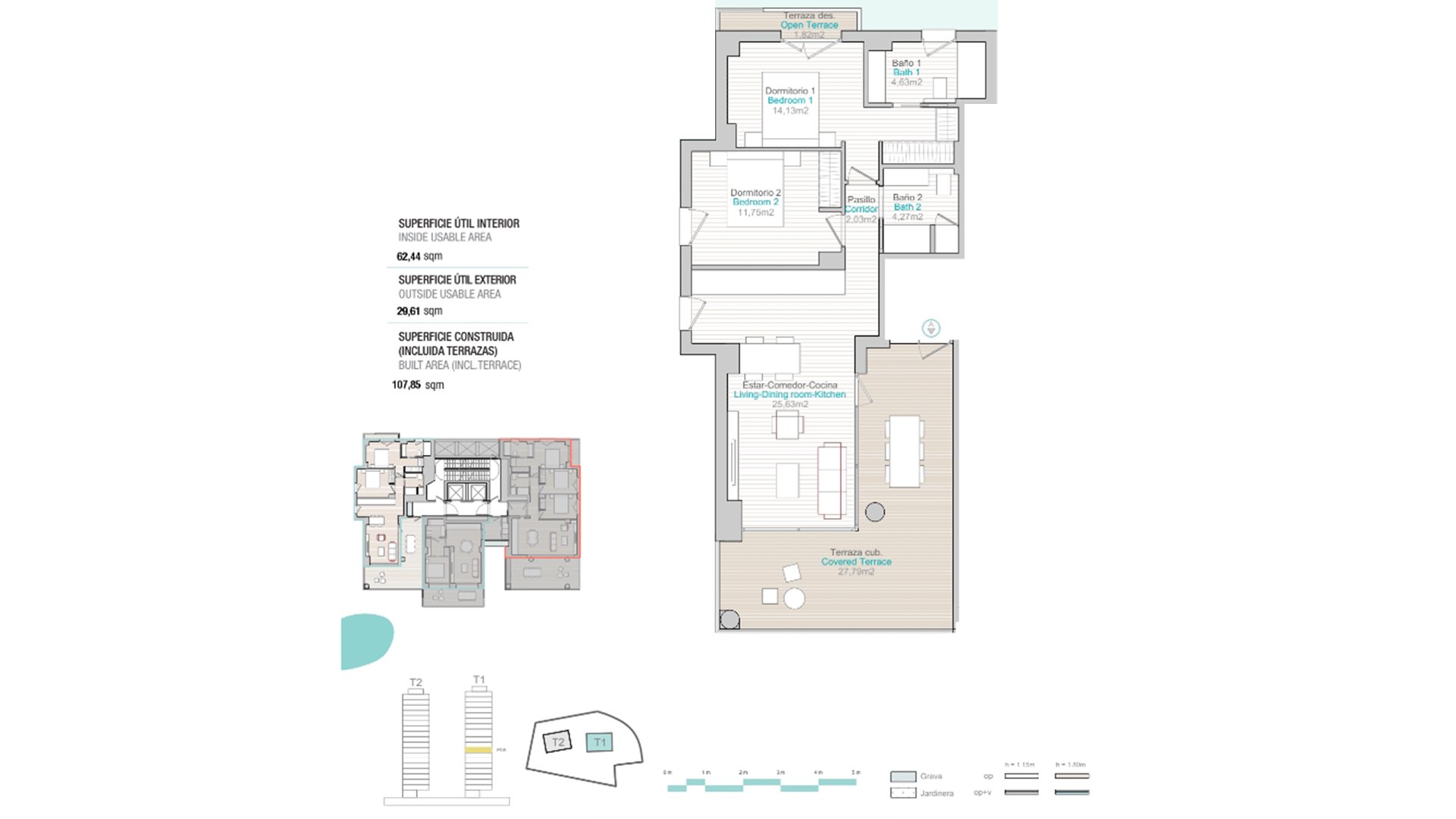 Apartment in Isea Views, Calpe, Alicante, Spain 2 bedrooms, 62.44 sq.m. No. 74762