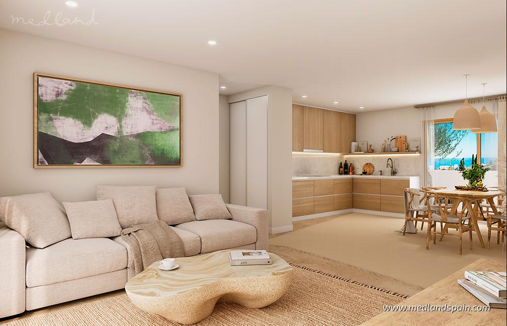 Apartment in Fuengirola, Malaga, Spain 4 bedrooms, 107 sq.m. No. 155268