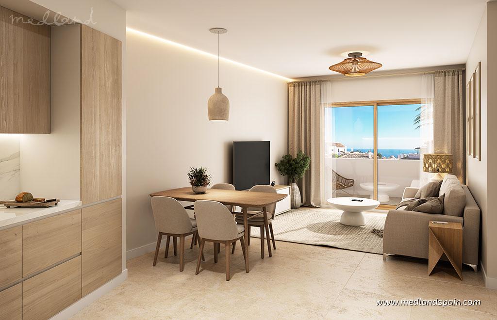 Apartment in Fuengirola, Malaga, Spain 4 bedrooms, 107 sq.m. No. 155268
