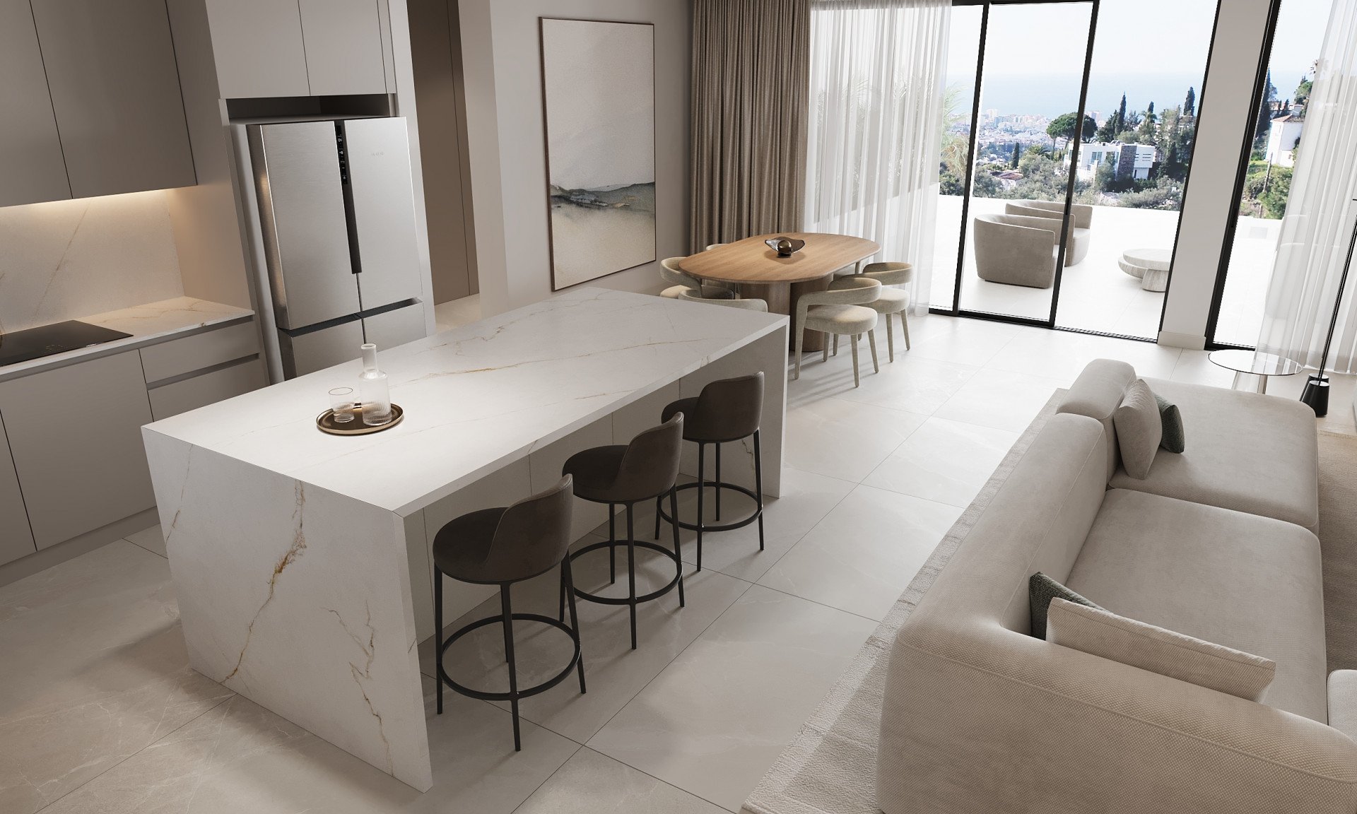 Apartment in Estepona, Malaga, Spain 2 bedrooms, 113 sq.m. No. 109968