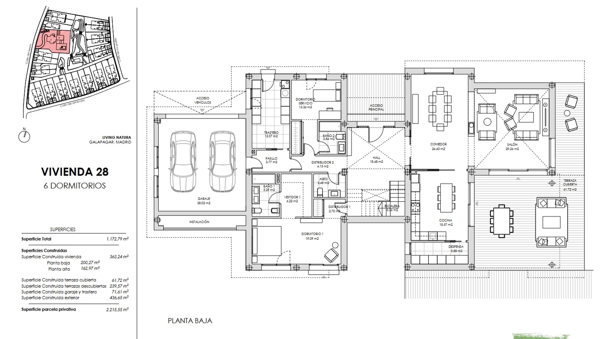 Villa in Living Natura, Colmenarejo, Madrid, Spagna 6 camere da letto, 333.96 mq. N° 73840