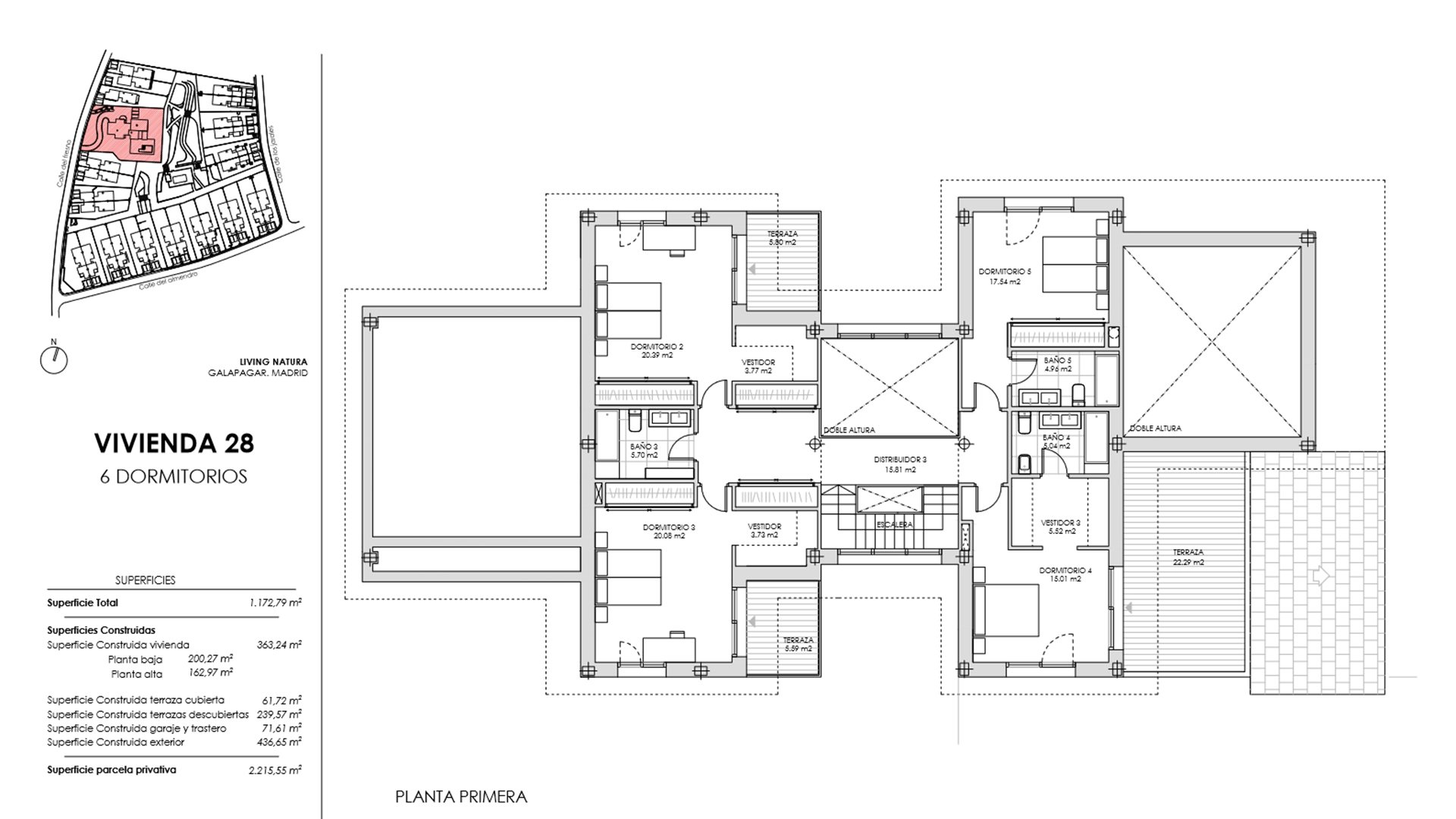 Villa in Living Natura, Colmenarejo, Madrid, Spagna 6 camere da letto, 333.96 mq. N° 73840